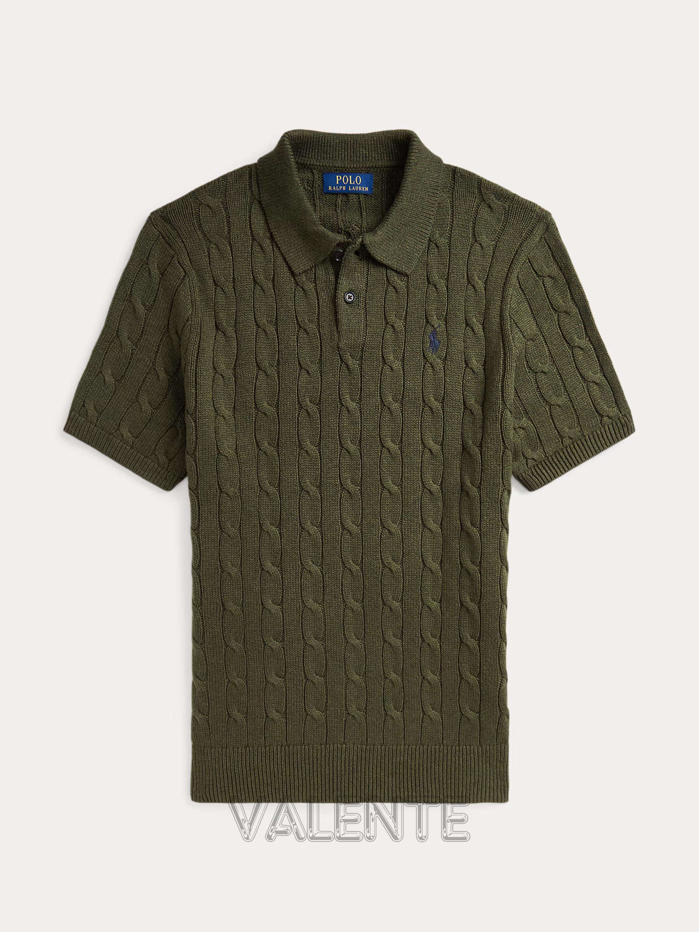 Valente Abbigliamento | Maglia Con Treccia Con colletto