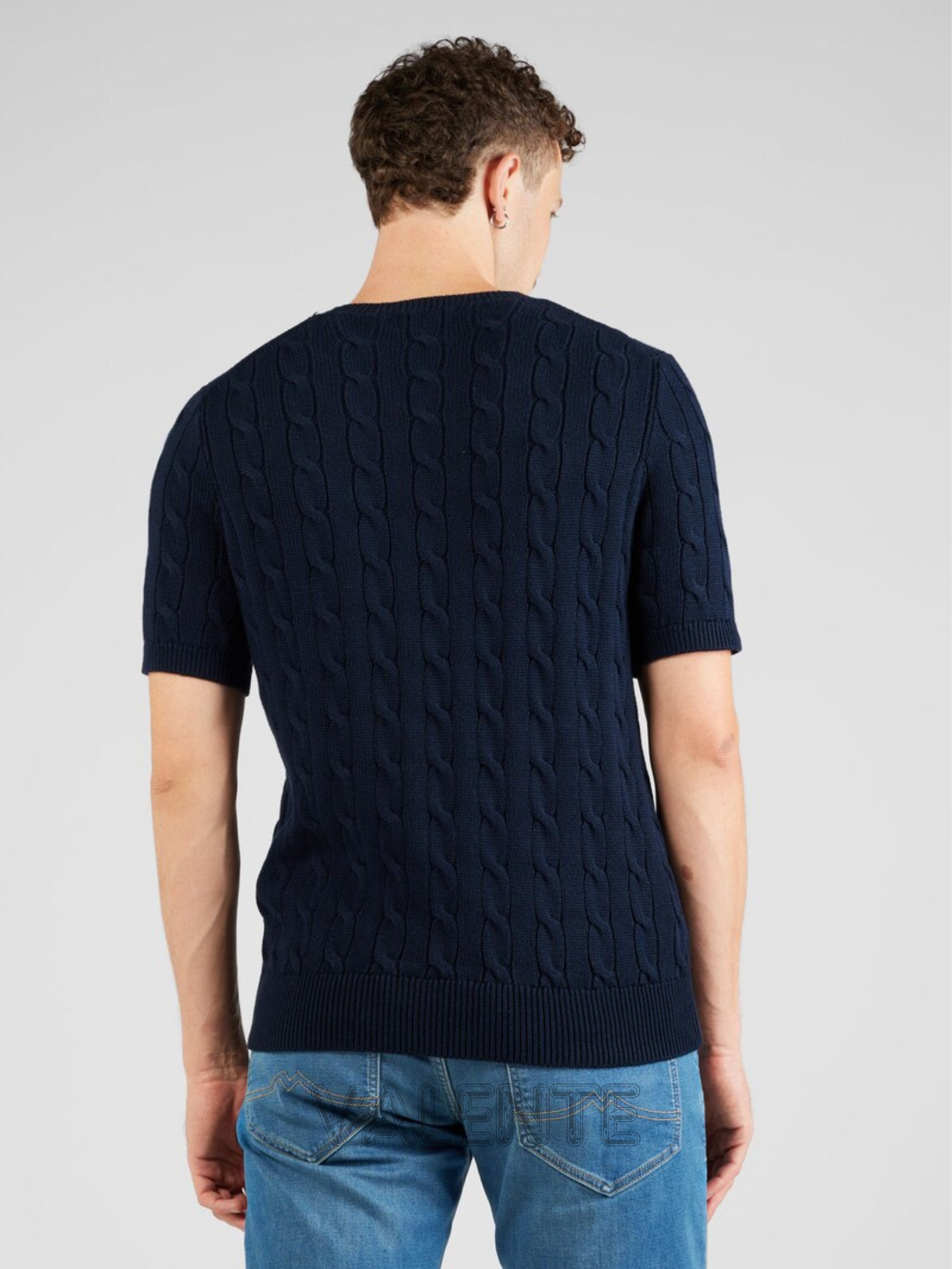 Valente Abbigliamento | Maglia Con Treccia Senza Colletto