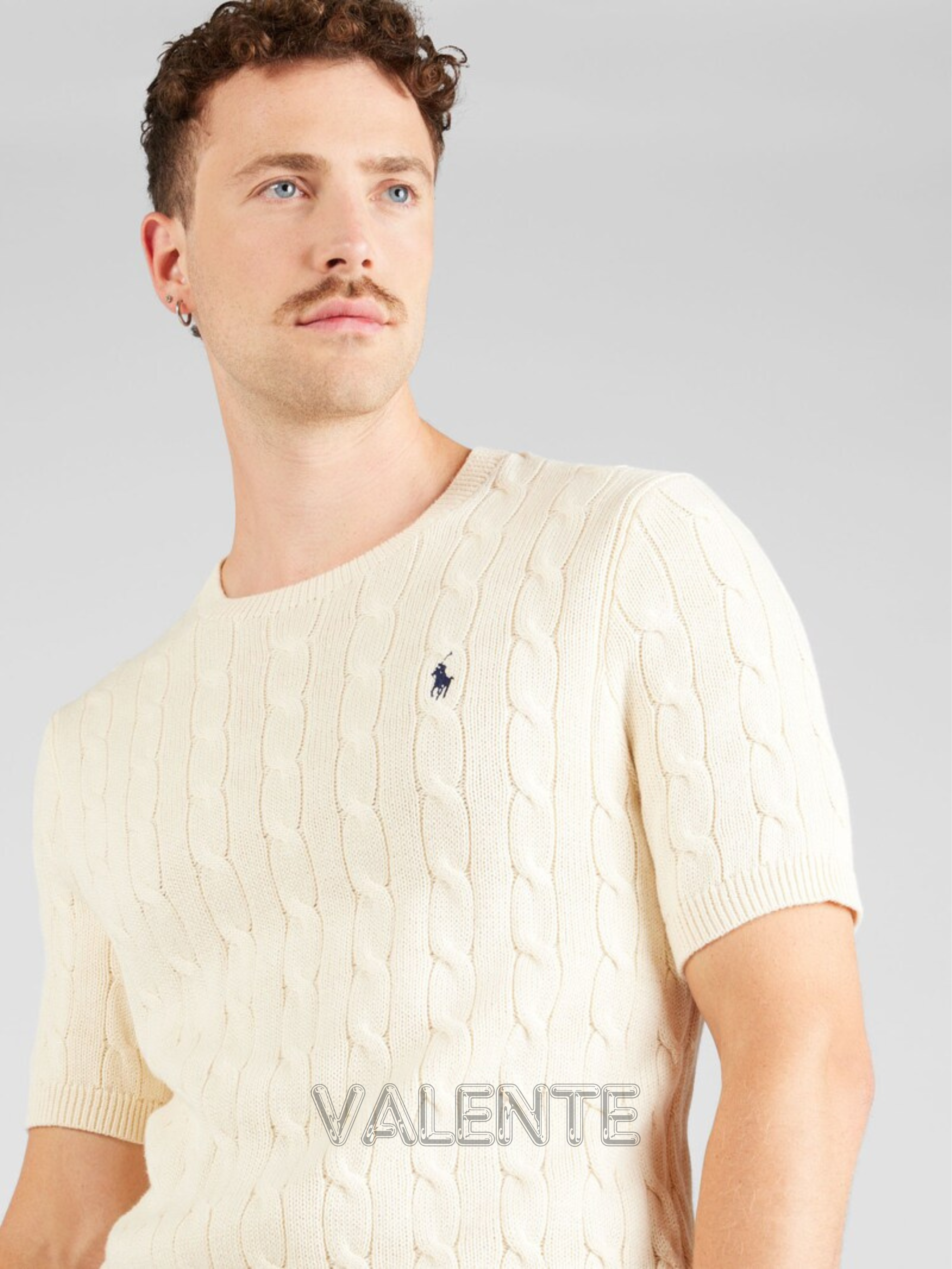 Valente Abbigliamento | Maglia Con Treccia Senza Colletto