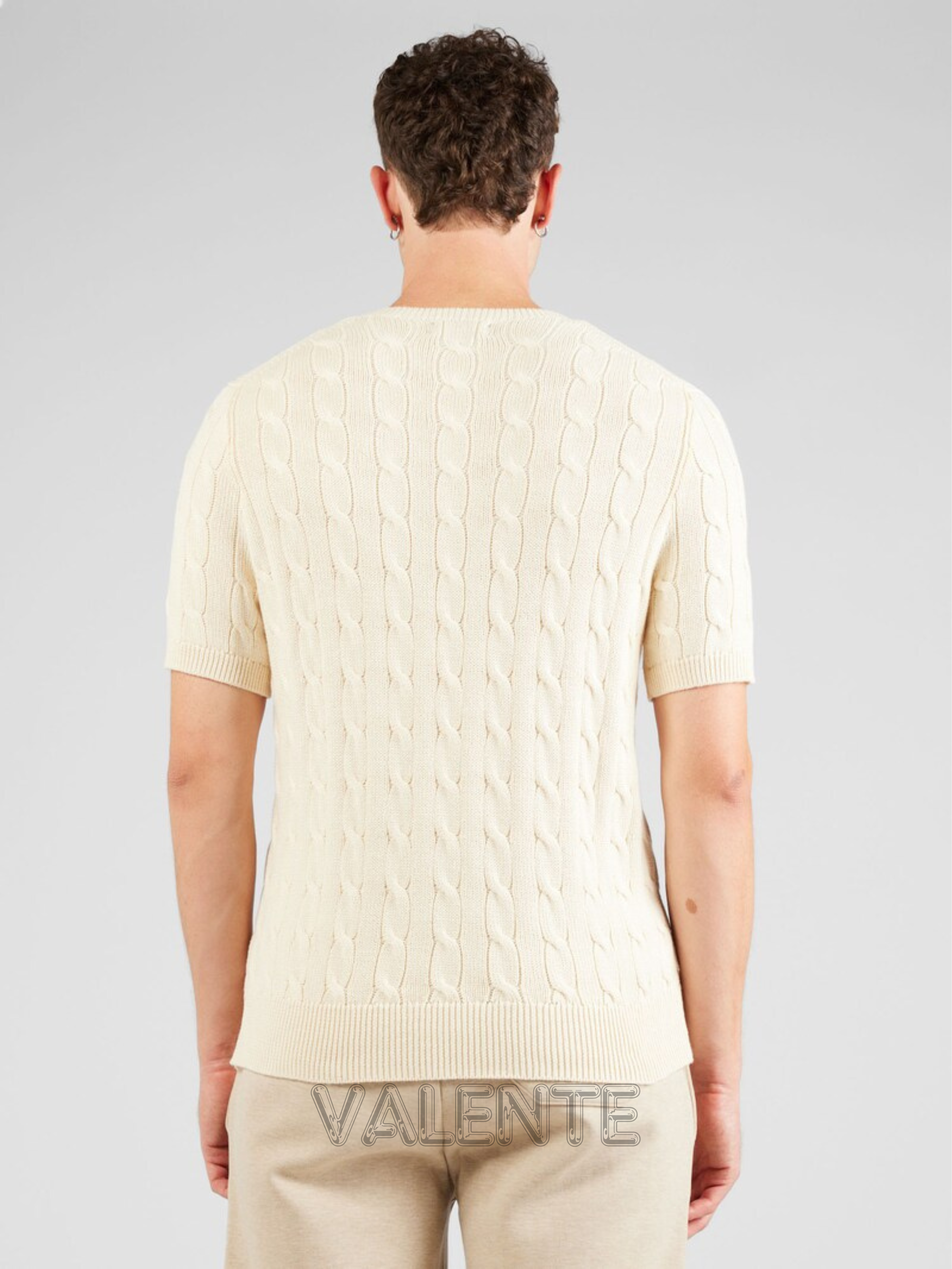 Valente Abbigliamento | Maglia Con Treccia Senza Colletto