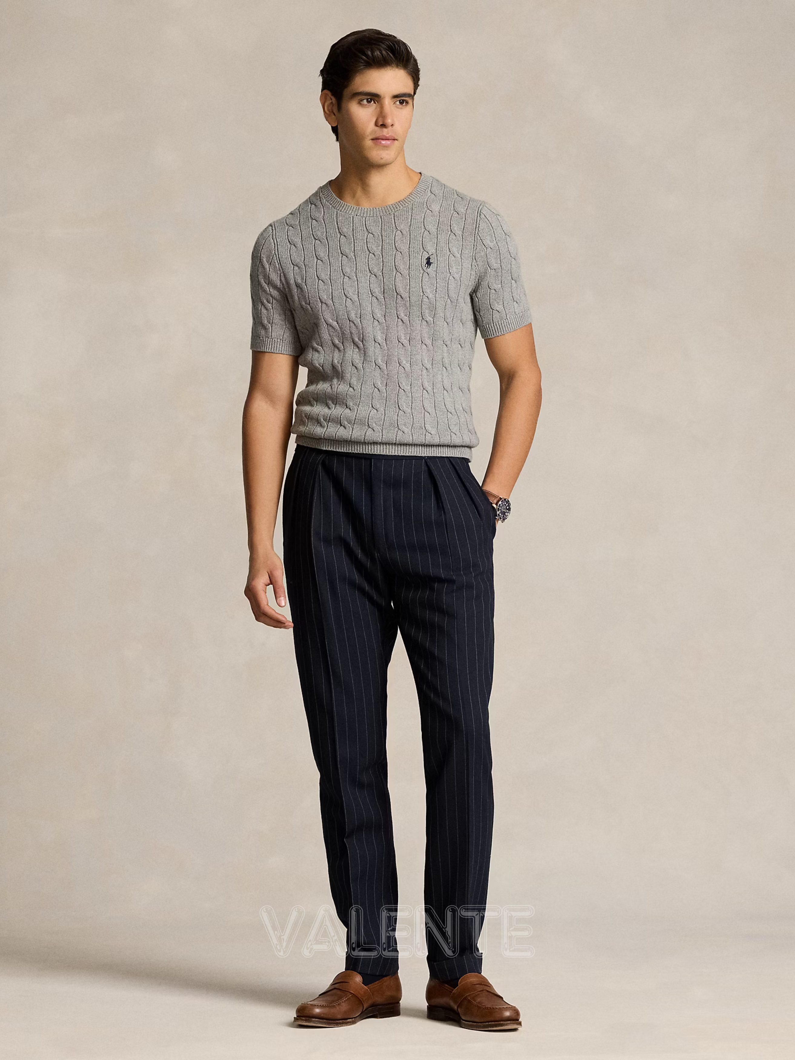 Valente Abbigliamento | Maglia Con Treccia Senza Colletto